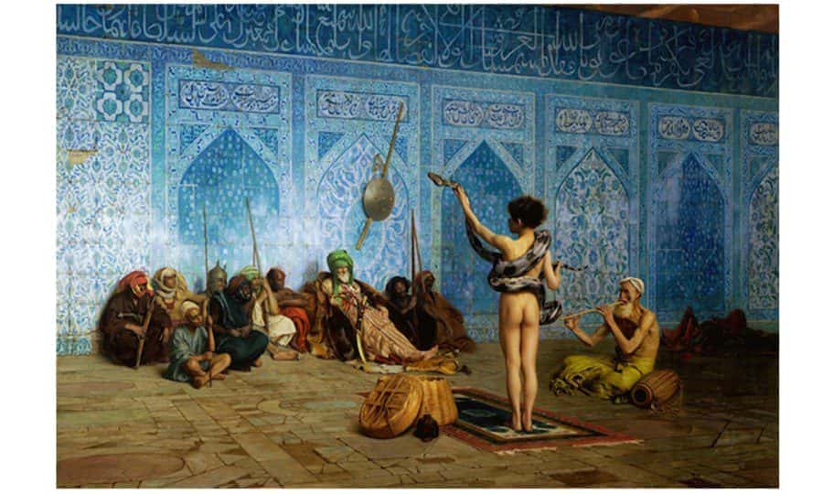 Jean Leon Gerome, Le charmeur de serpents 1879 orientalimse